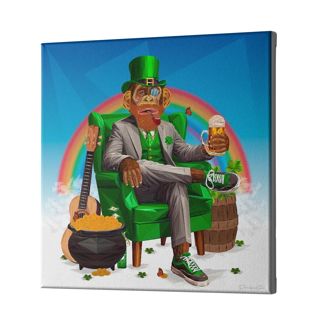 Leprechaun Canvas Wall Art