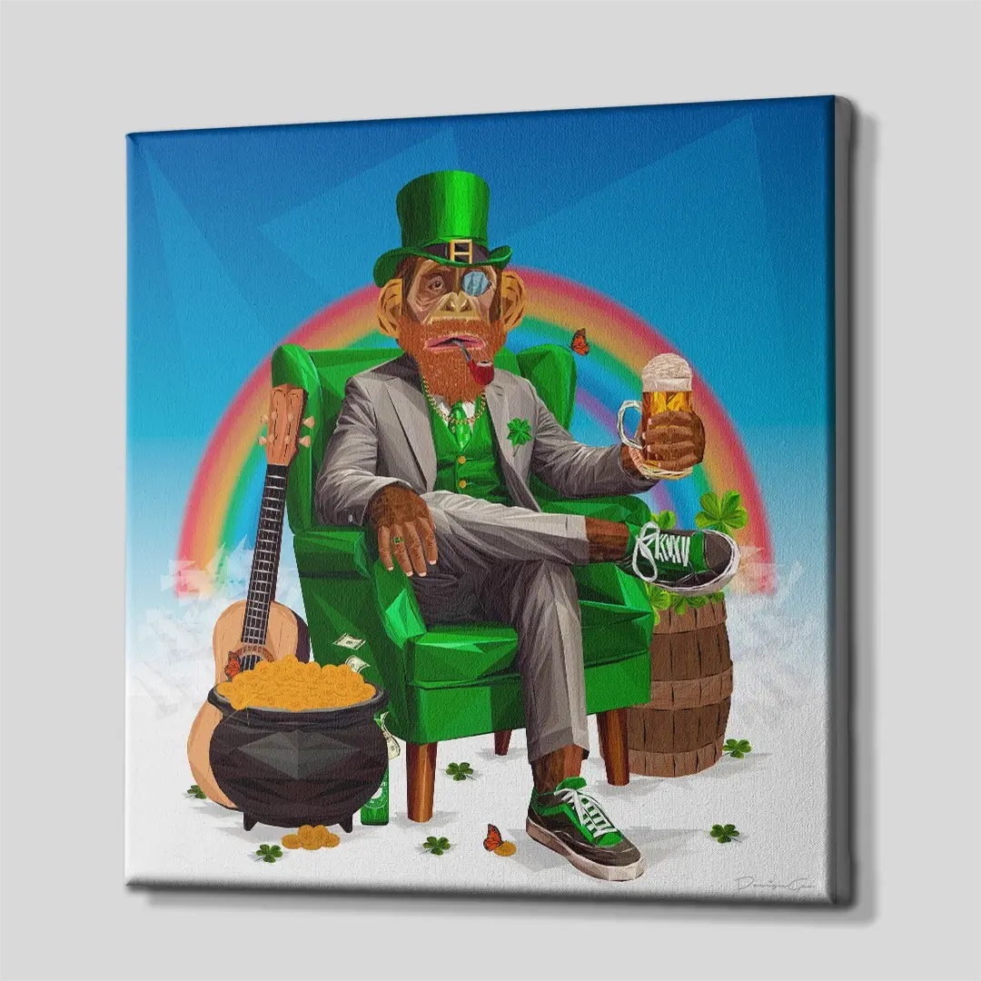 Leprechaun Canvas Wall Art