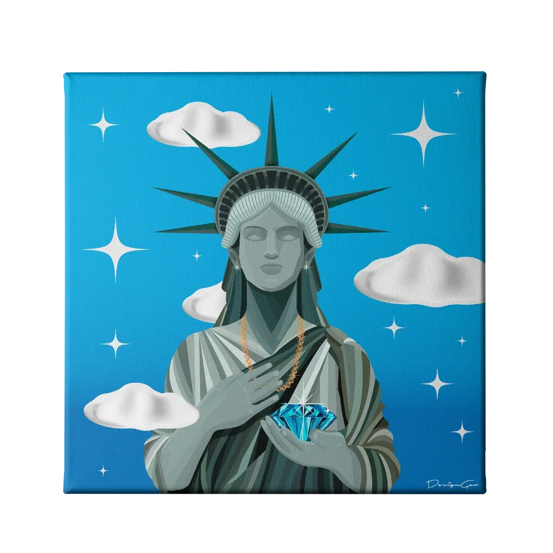 Liberty Diamonds Canvas Wall Art