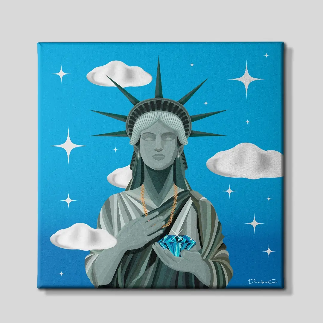 Liberty Diamonds Canvas Wall Art