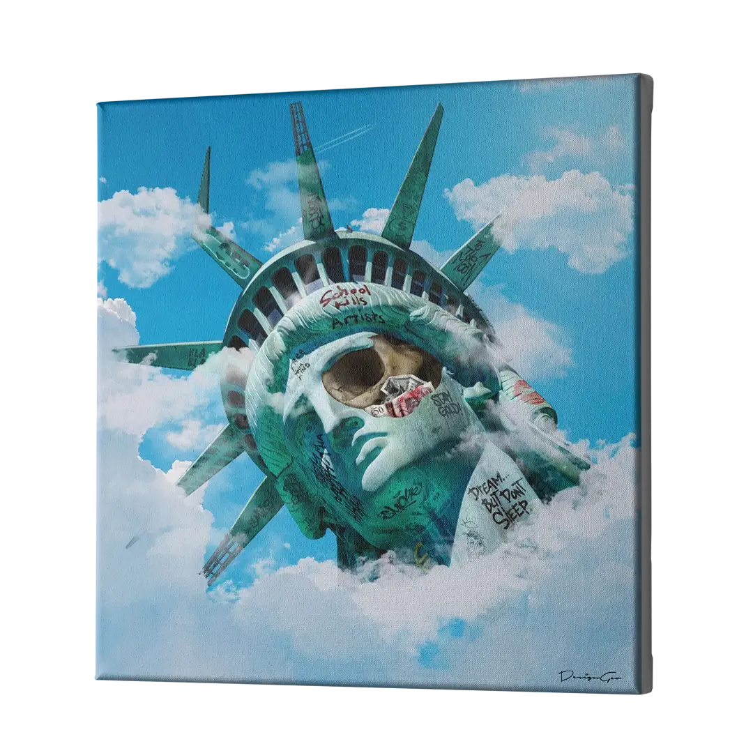 Liberty Statue Canvas Wall Art