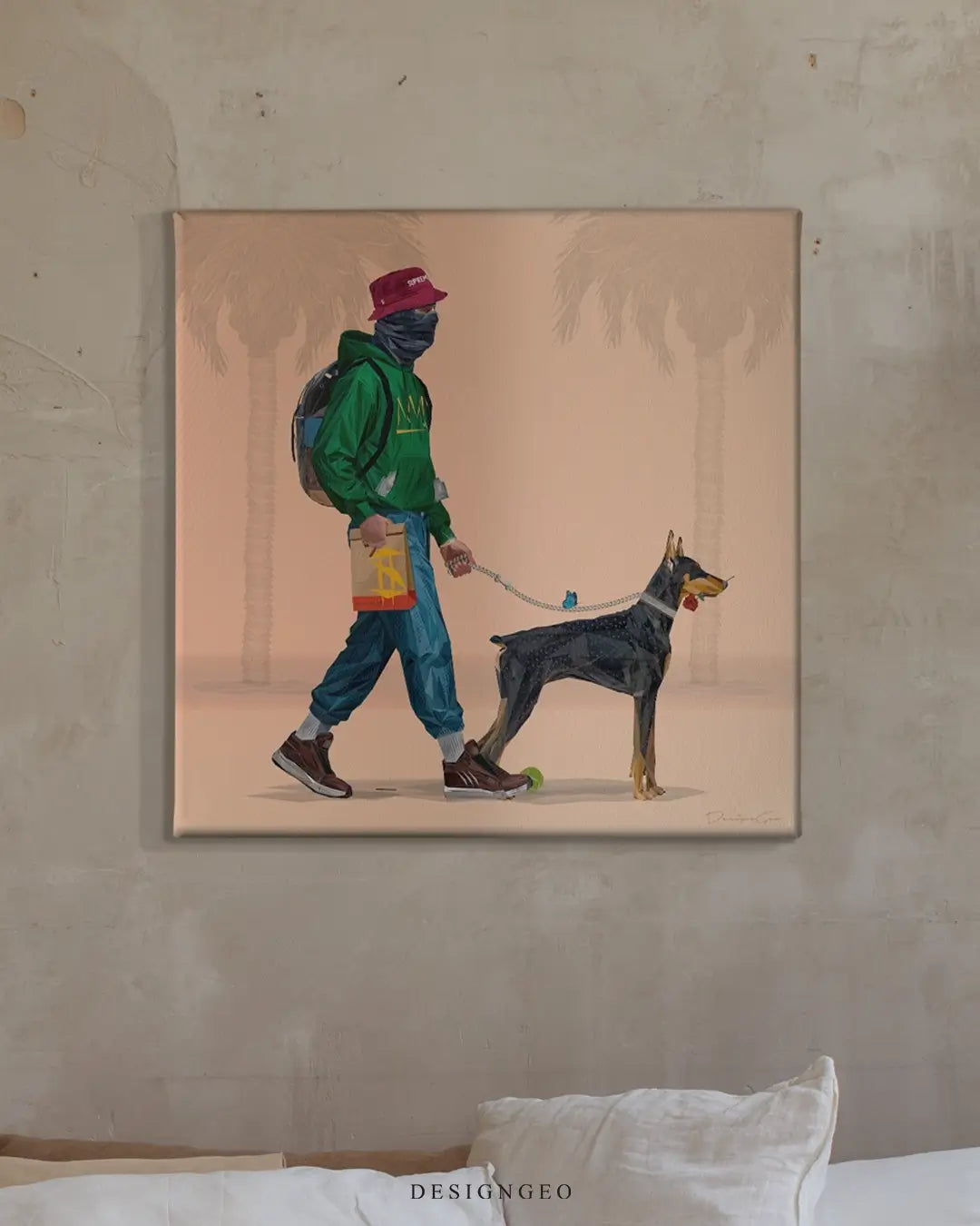 Loyal Walk Canvas Wall Art