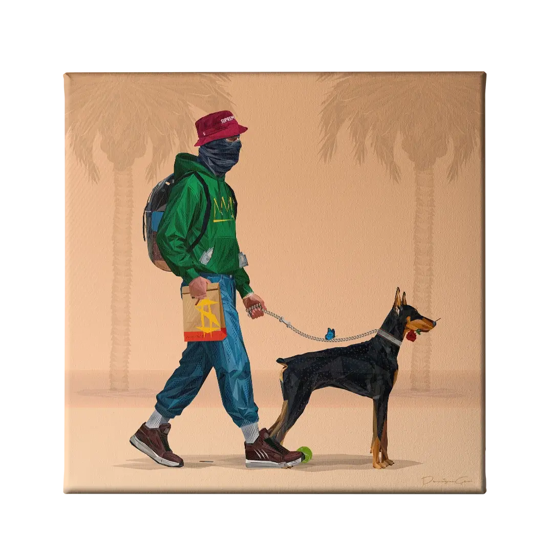 Loyal Walk Canvas Wall Art