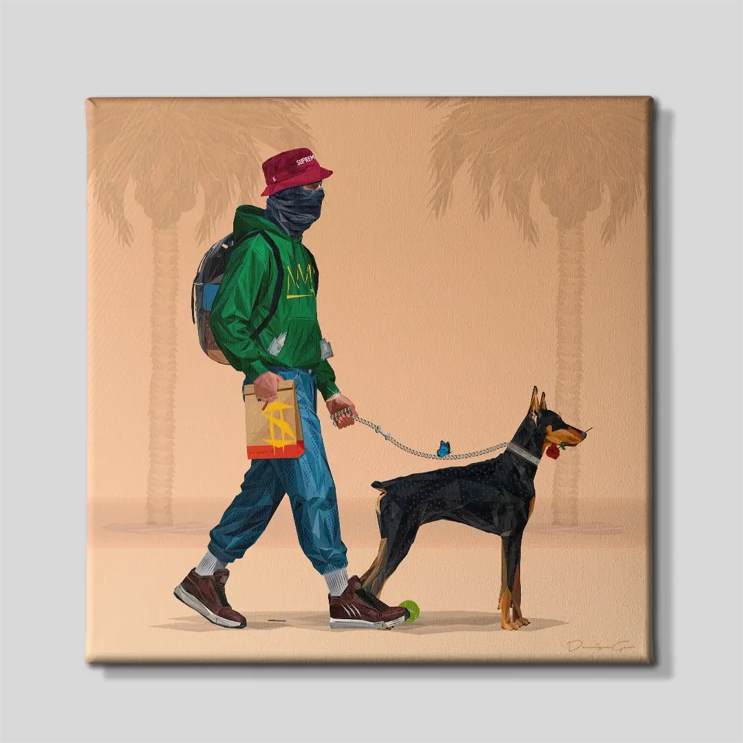 Loyal Walk Canvas Wall Art