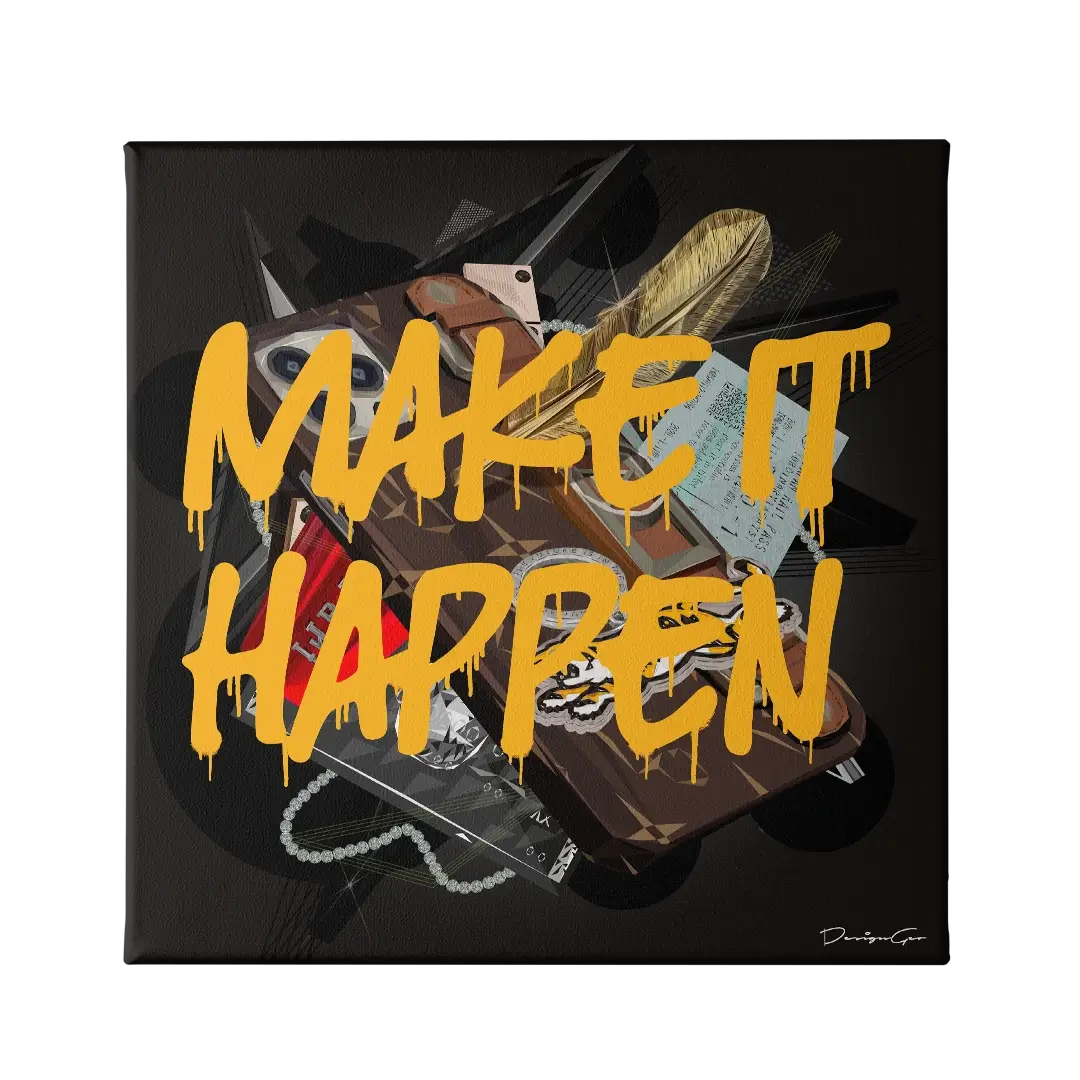 Make It Happen Canvas Wall Art