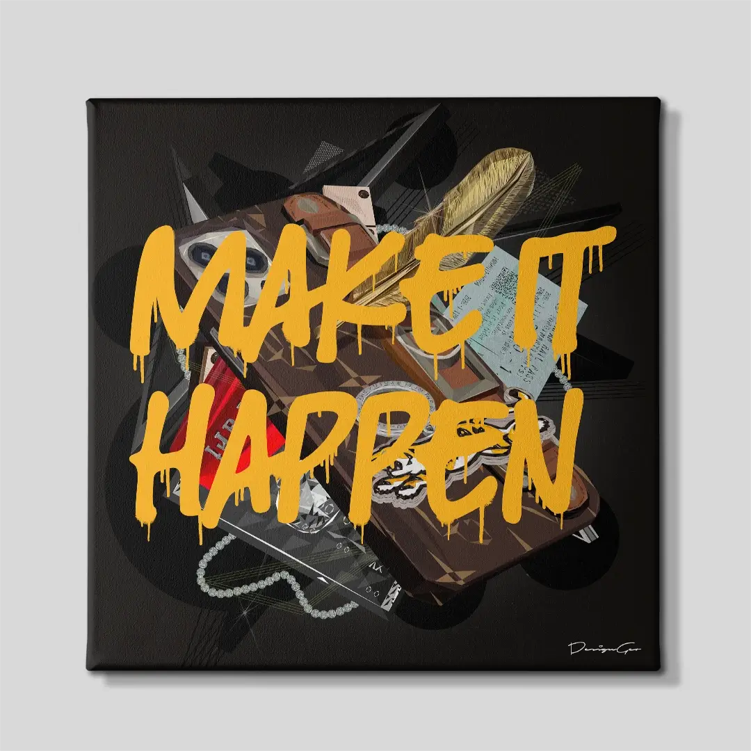 Make It Happen Canvas Wall Art