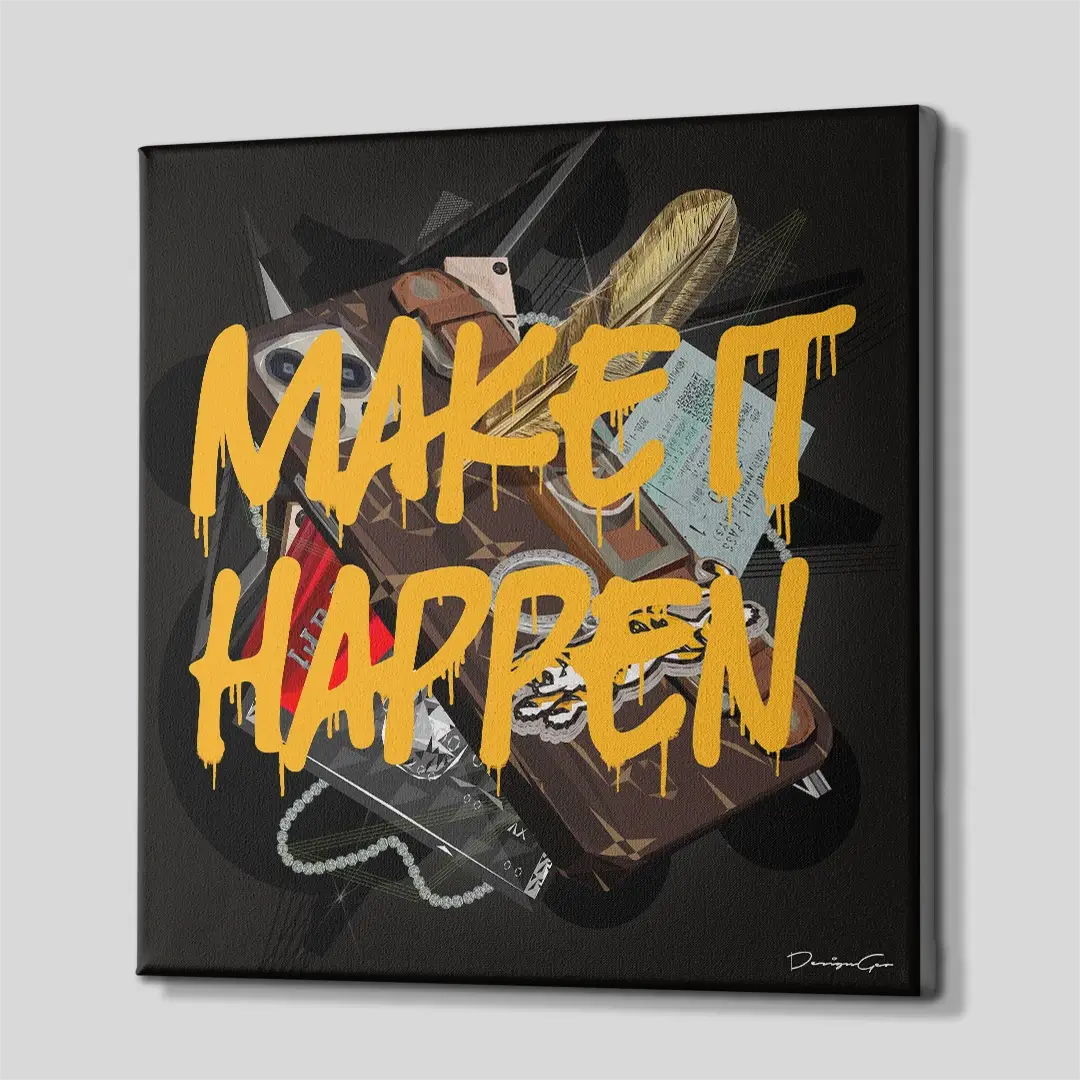 Make It Happen Canvas Wall Art