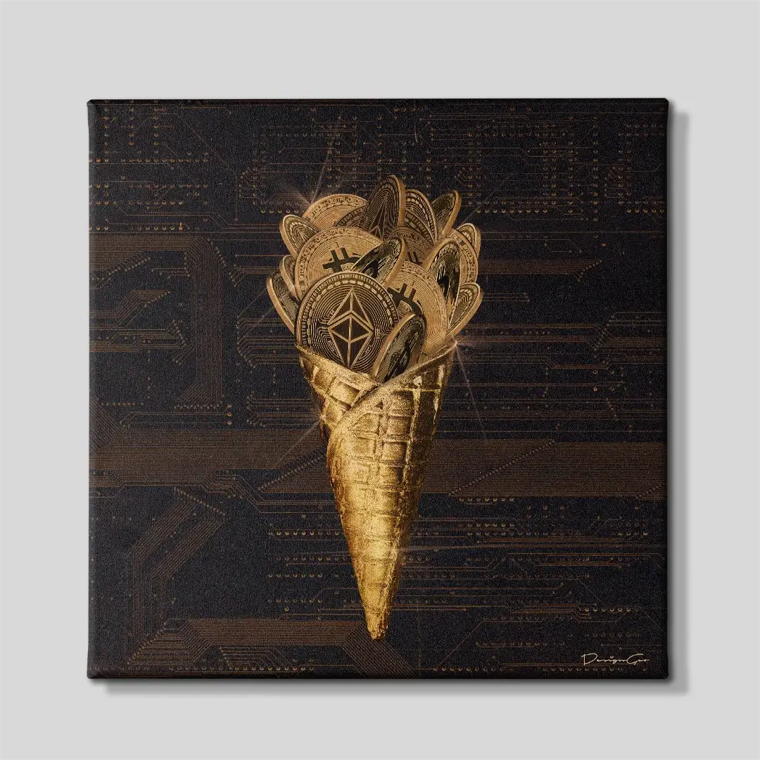 Metaverse Dessert Canvas Wall Art