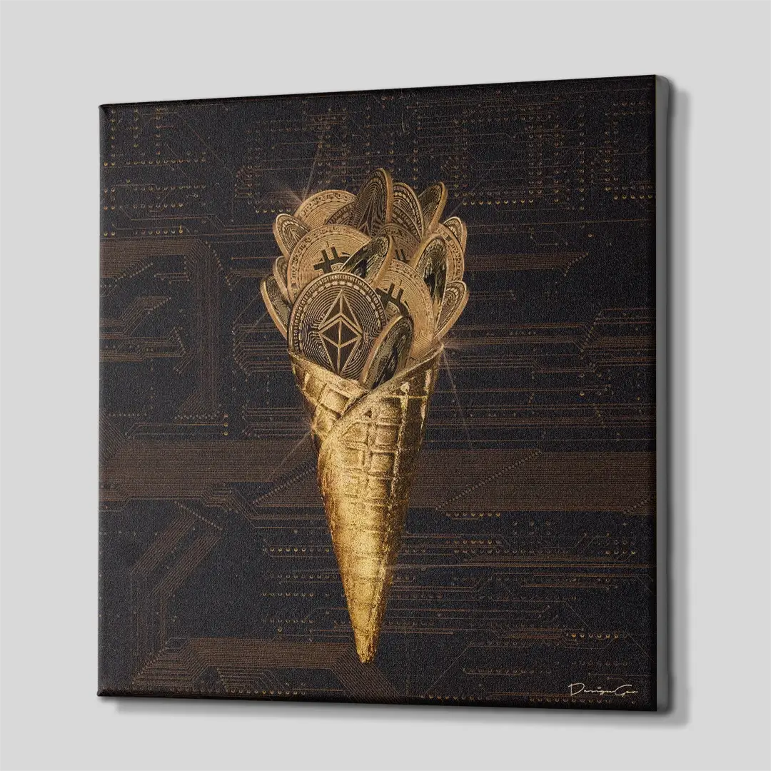 Metaverse Dessert Canvas Wall Art