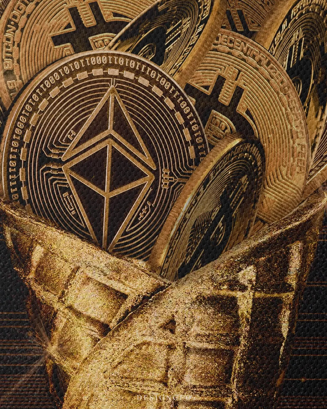 Metaverse Dessert Canvas Wall Art