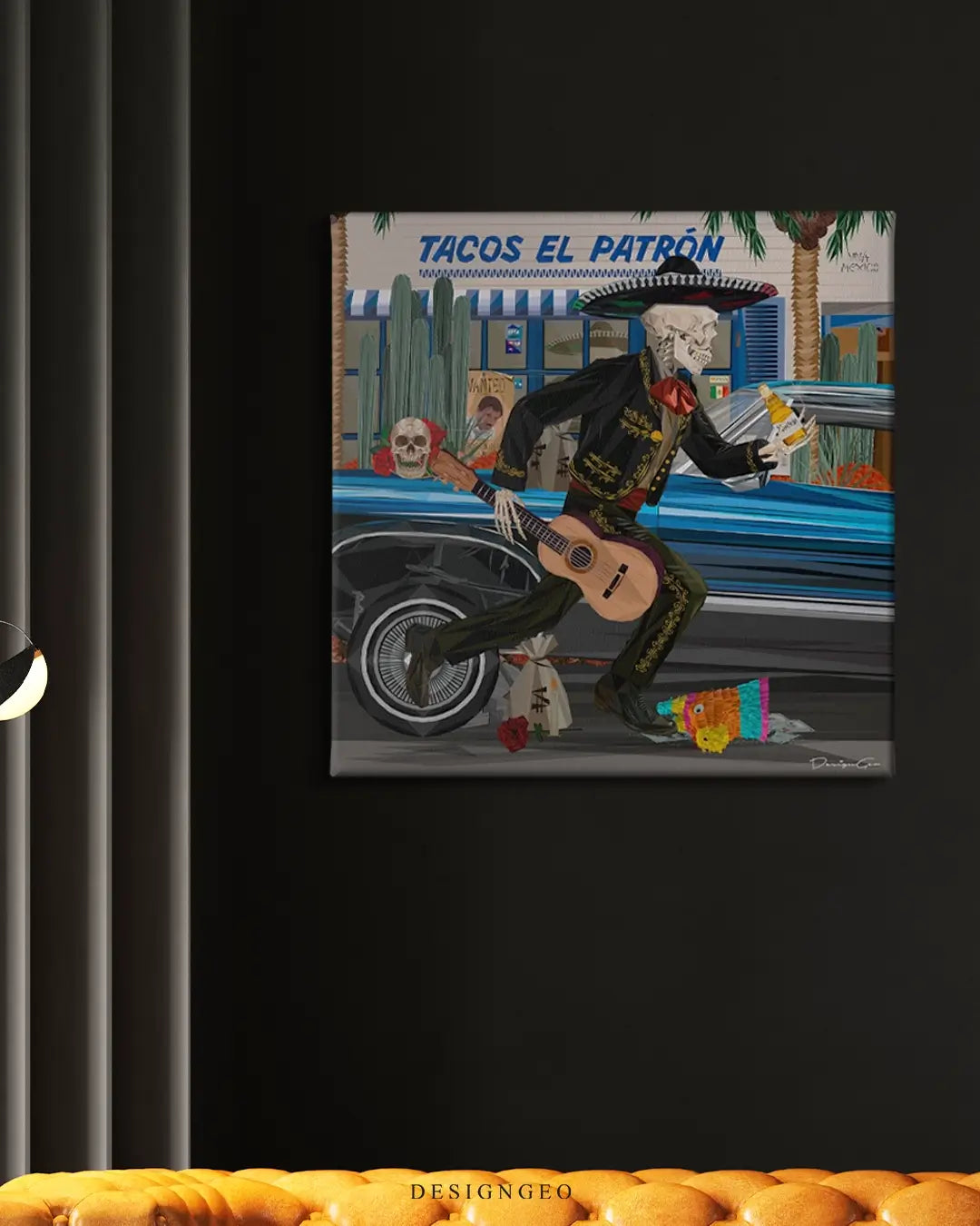 Mexico Rush Canvas Wall Art