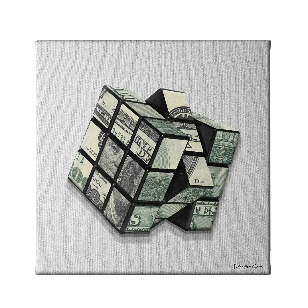 Money Game Canvas Wall Art