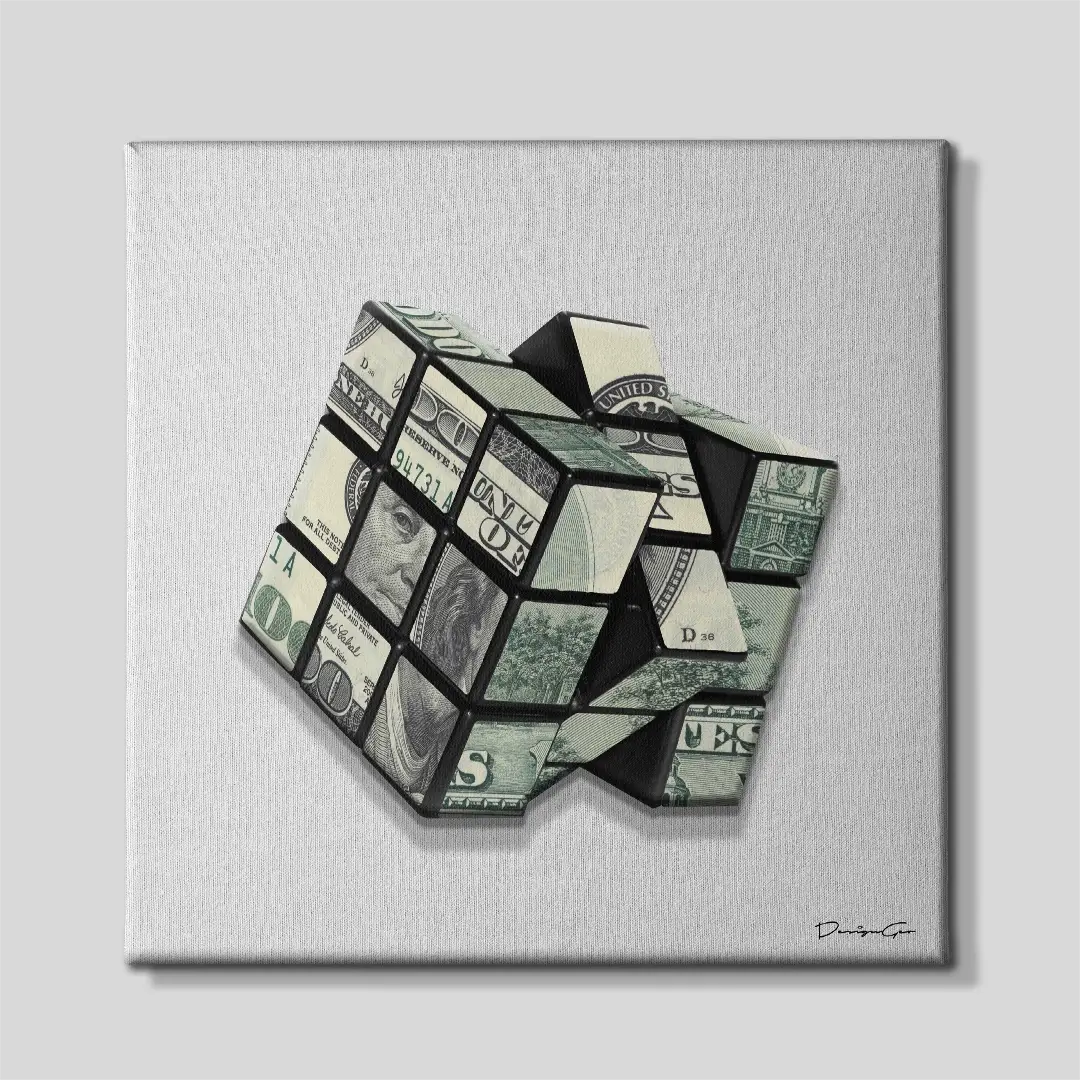 Money Game Canvas Wall Art