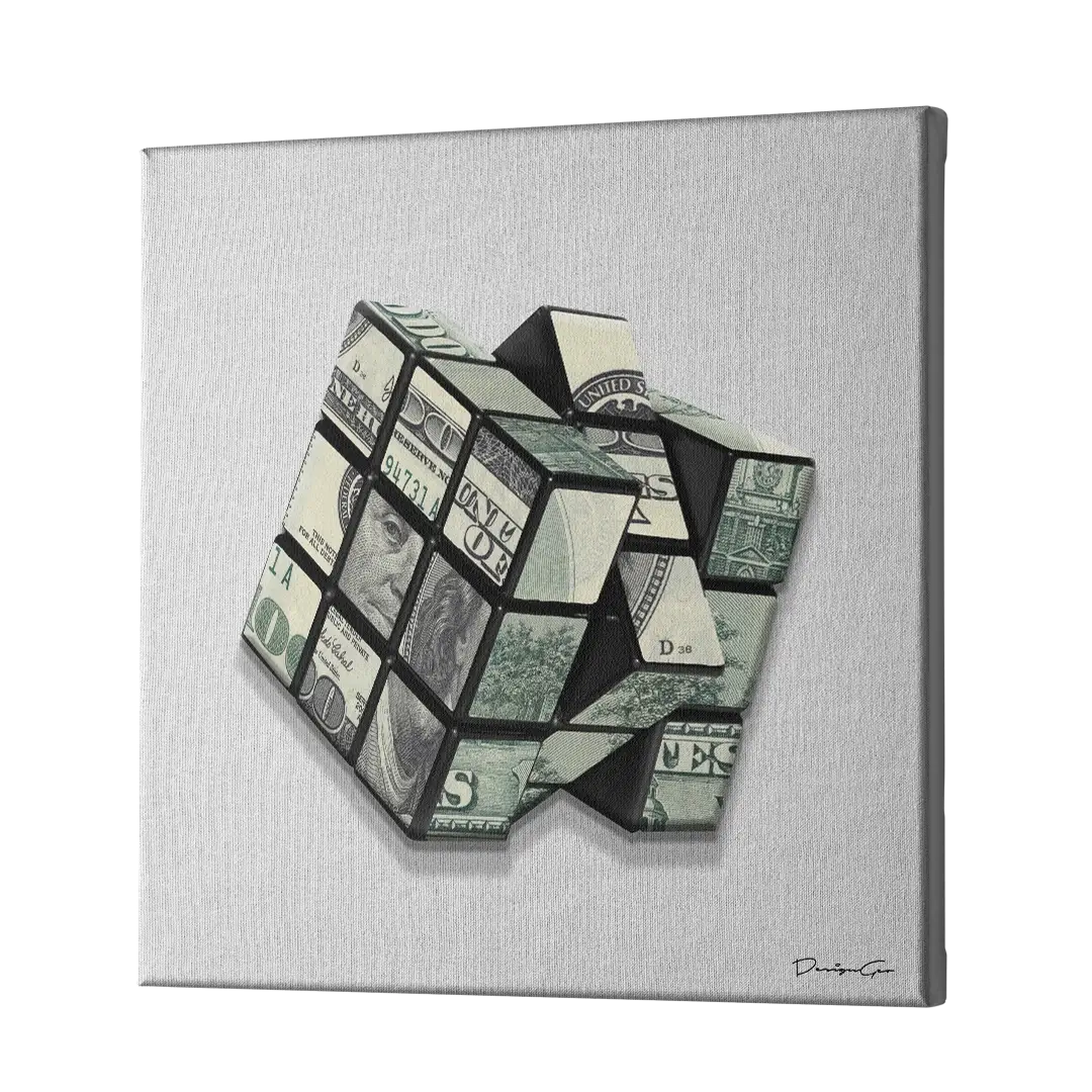 Money Game Canvas Wall Art