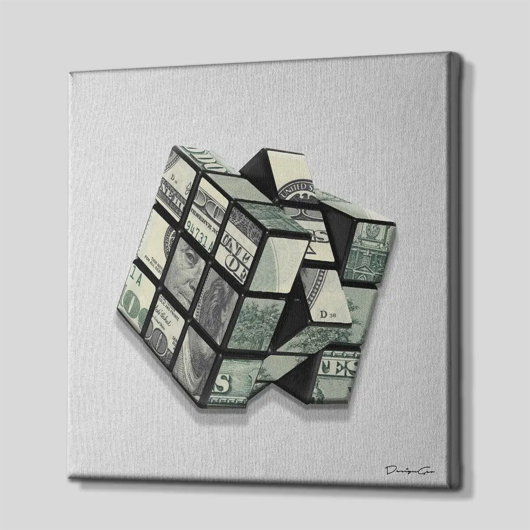 Money Game Canvas Wall Art