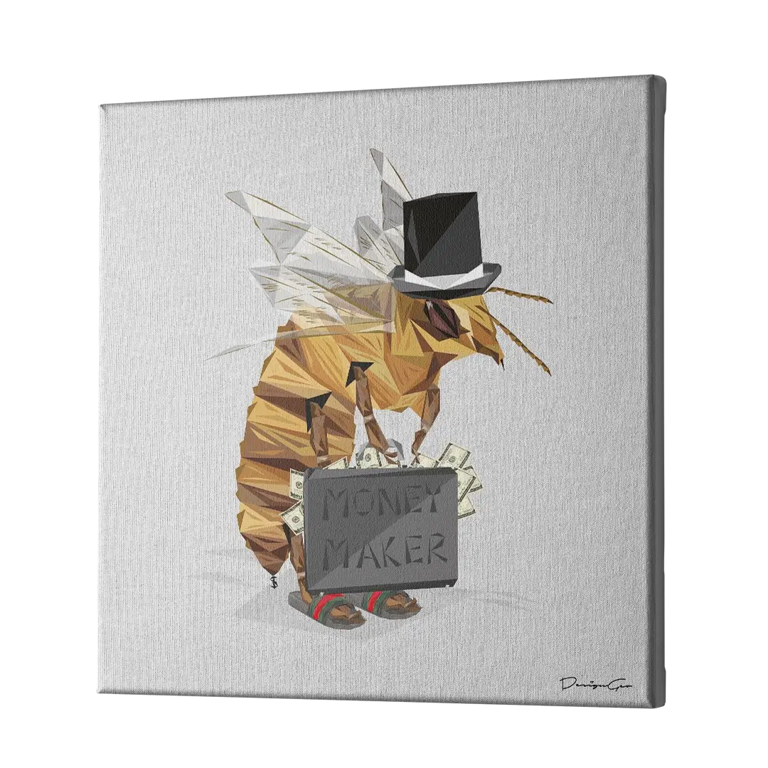 Money Maker Canvas Wall Art