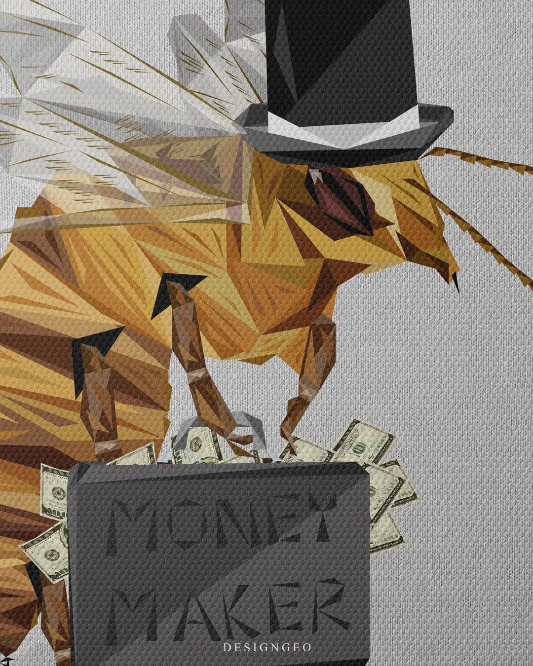 Money Maker Canvas Wall Art