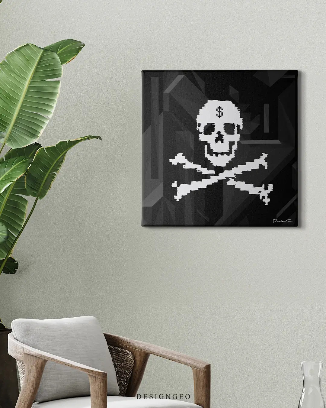 Money Mood Canvas Wall Art