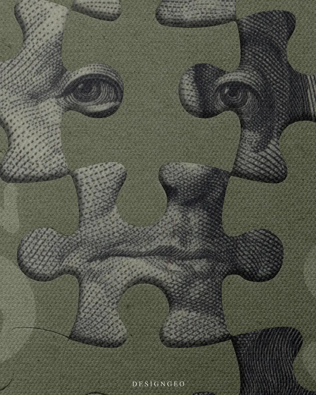 Money Puzzle Canvas Wall Art