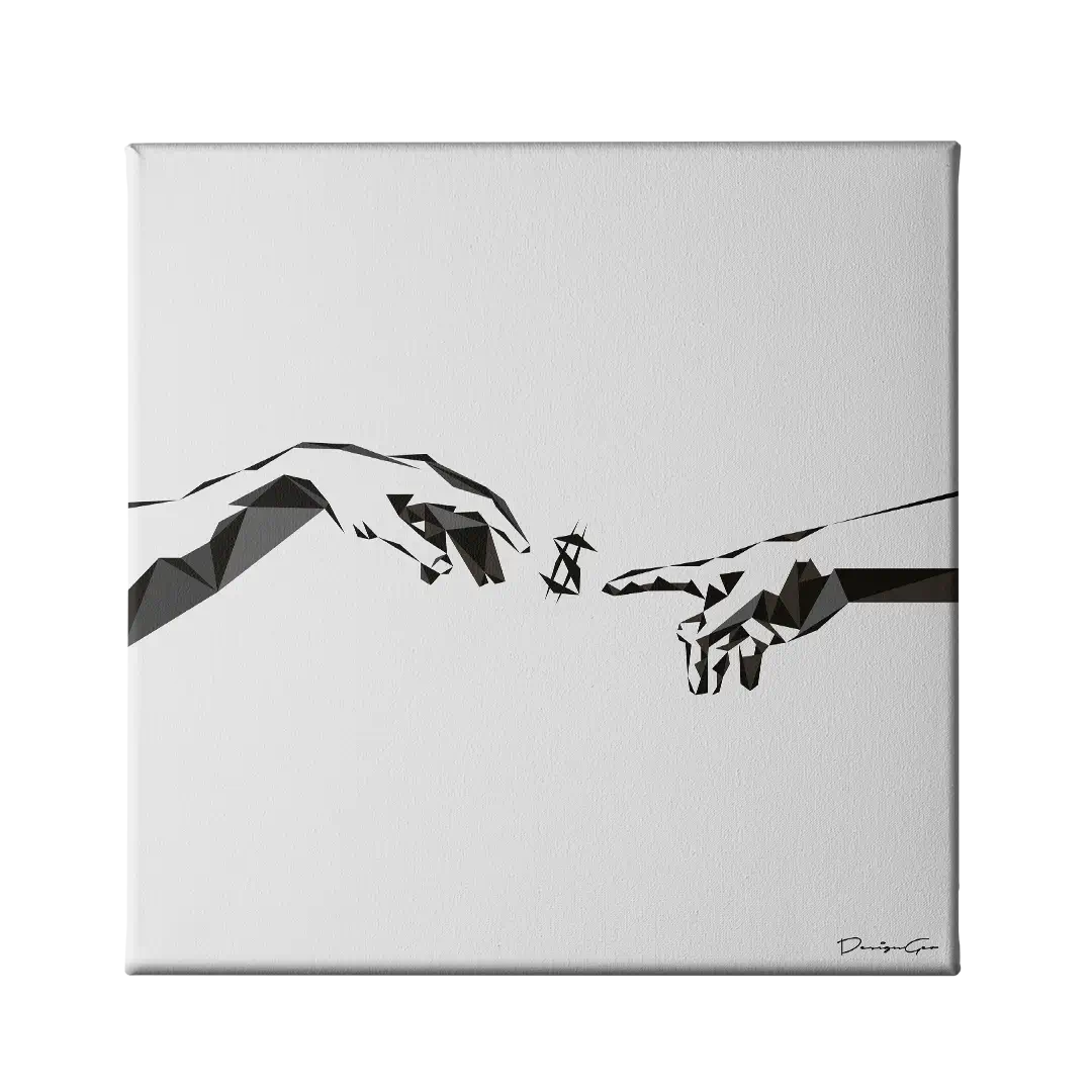 Money Sign Canvas Wall Art