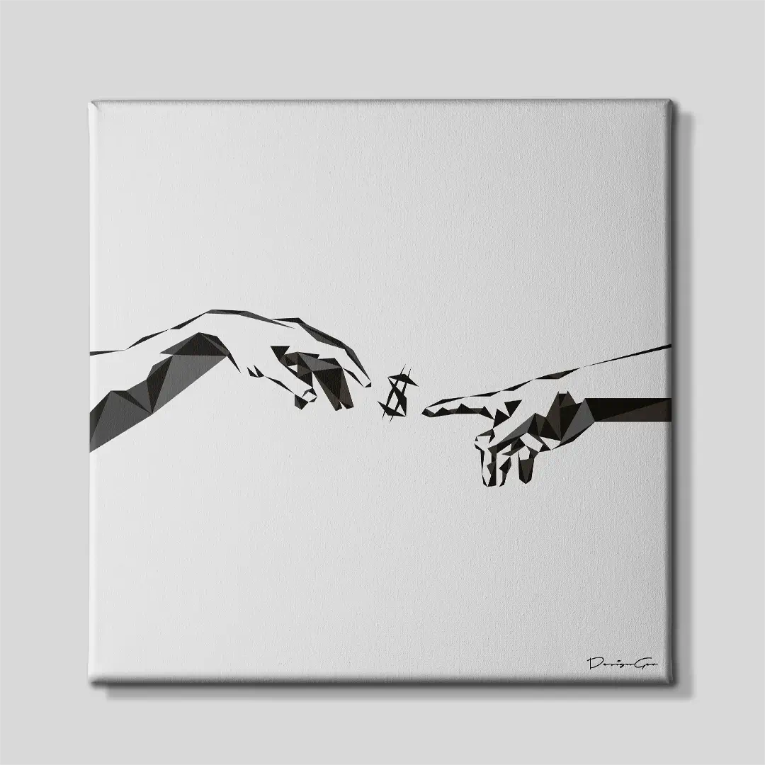 Money Sign Canvas Wall Art