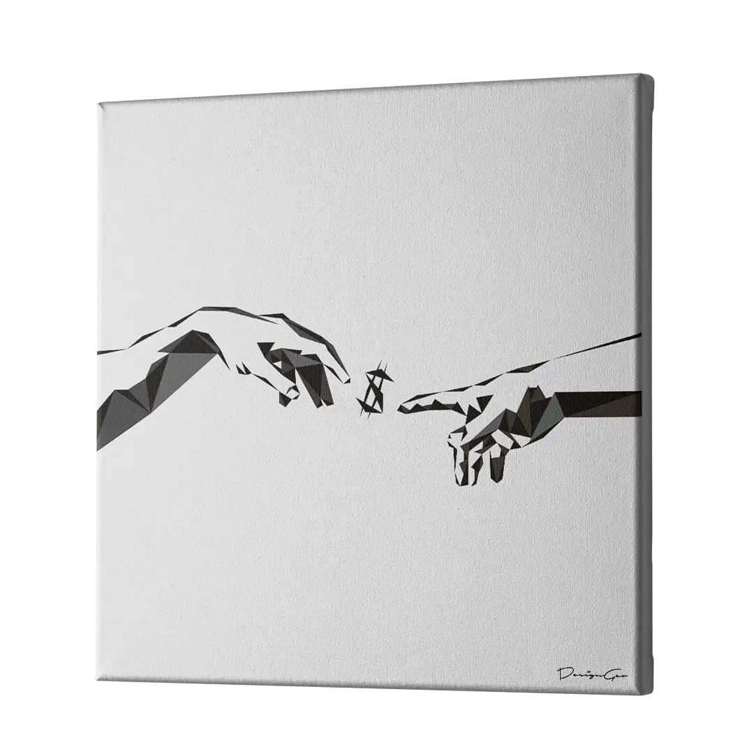 Money Sign Canvas Wall Art