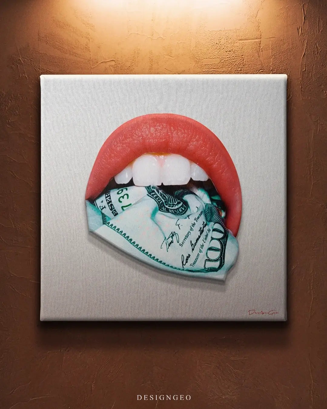 Money Talks Canvas Wall Art