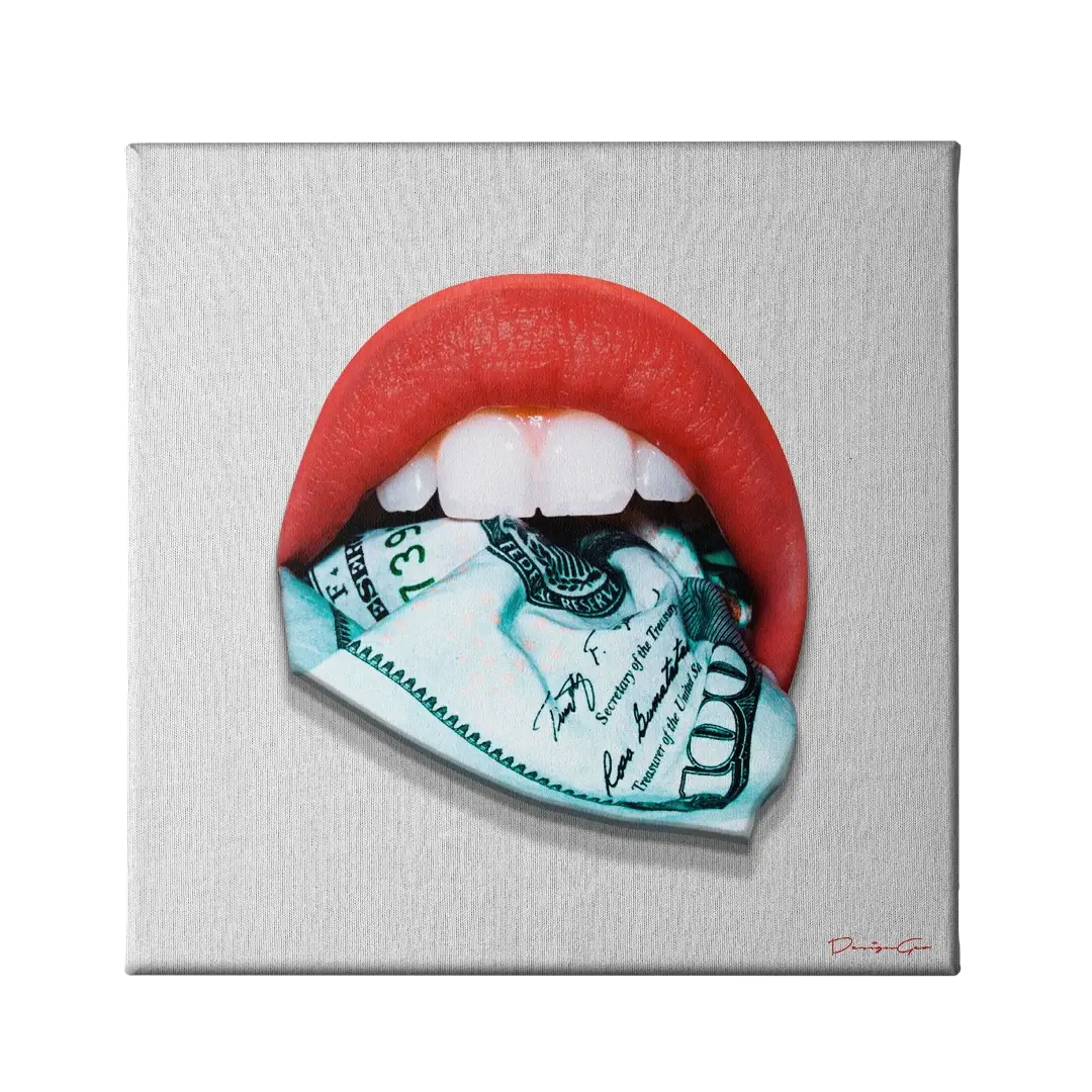 Money Talks Canvas Wall Art