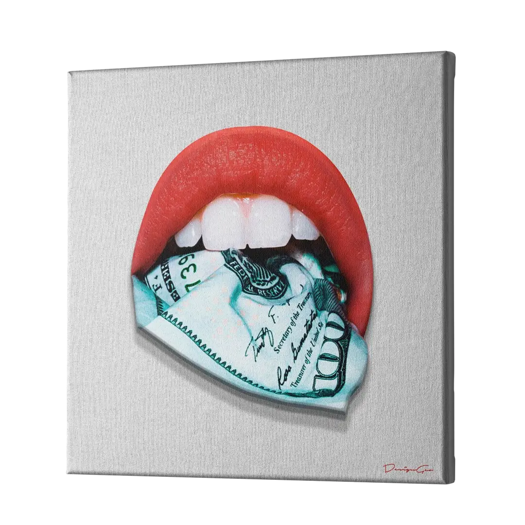 Money Talks Canvas Wall Art