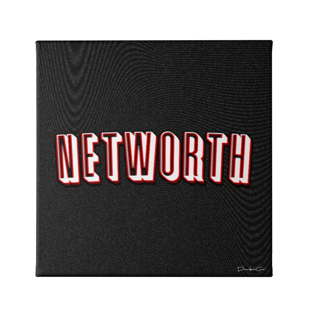 Networth Canvas Wall Art