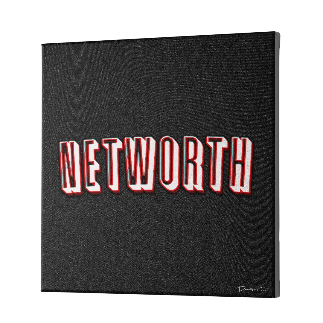 Networth Canvas Wall Art
