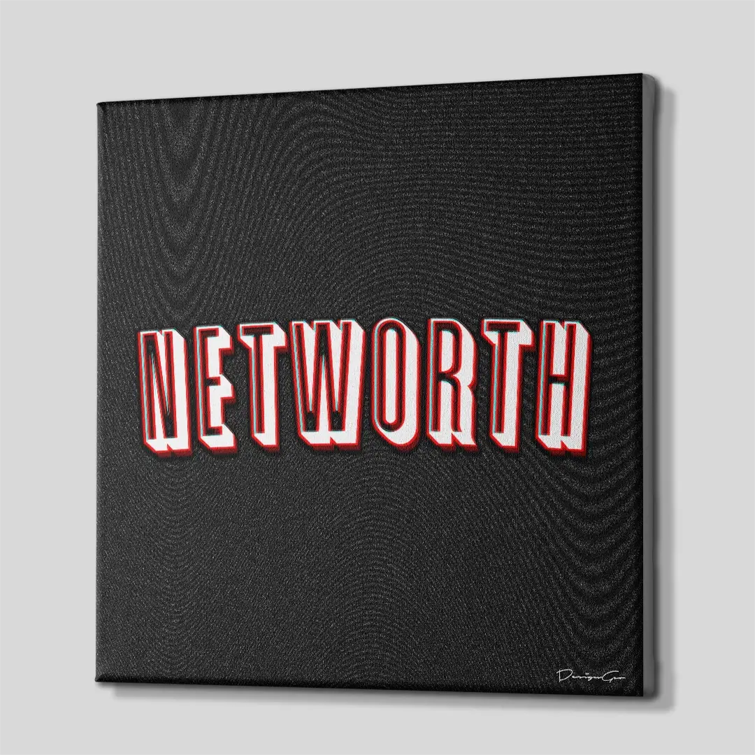 Networth Canvas Wall Art