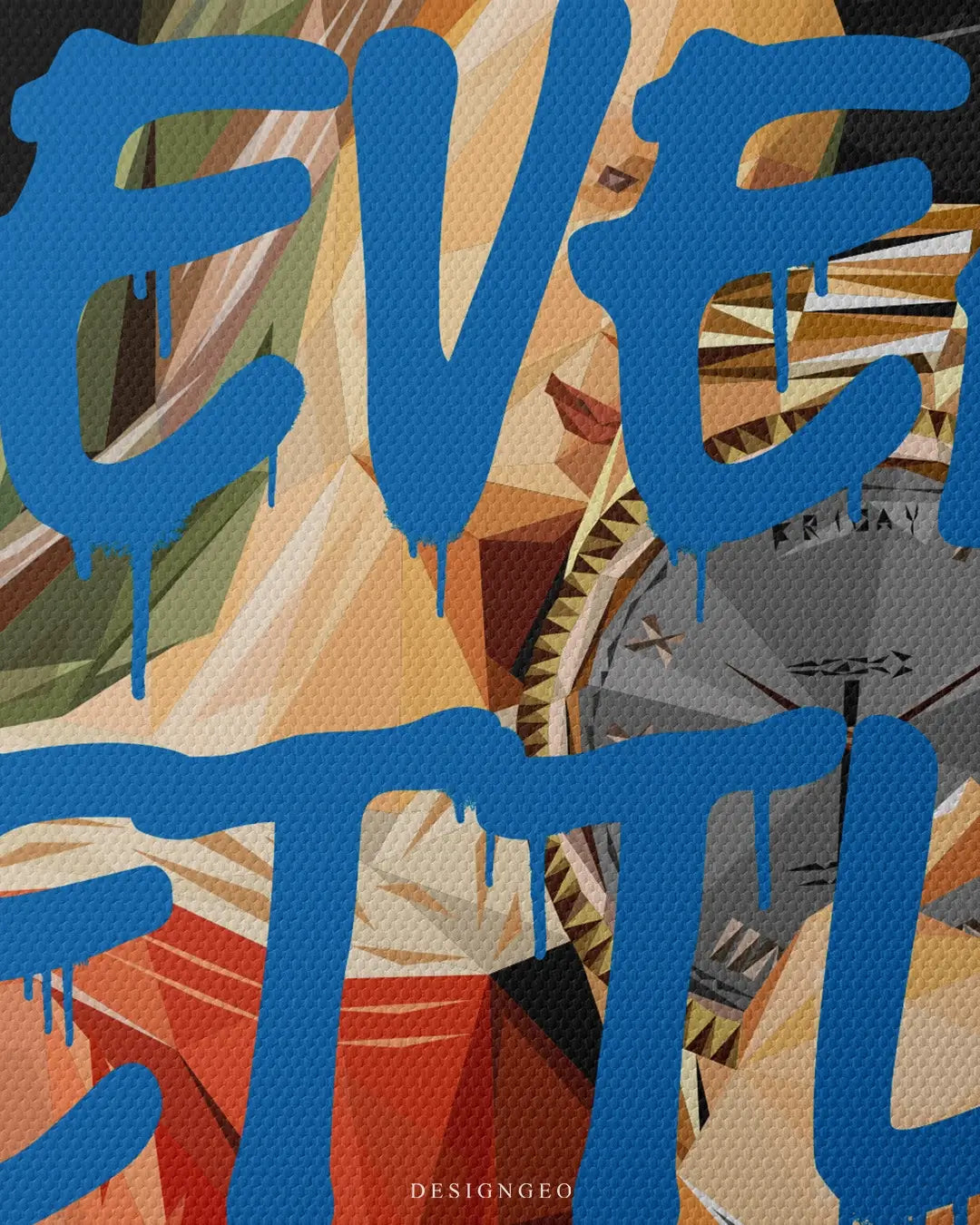 Artistic canvas illustration of the "Never Settle" mantra, symbolizing relentless self-improvement, high standards, and the ambitious mindset of business leaders
