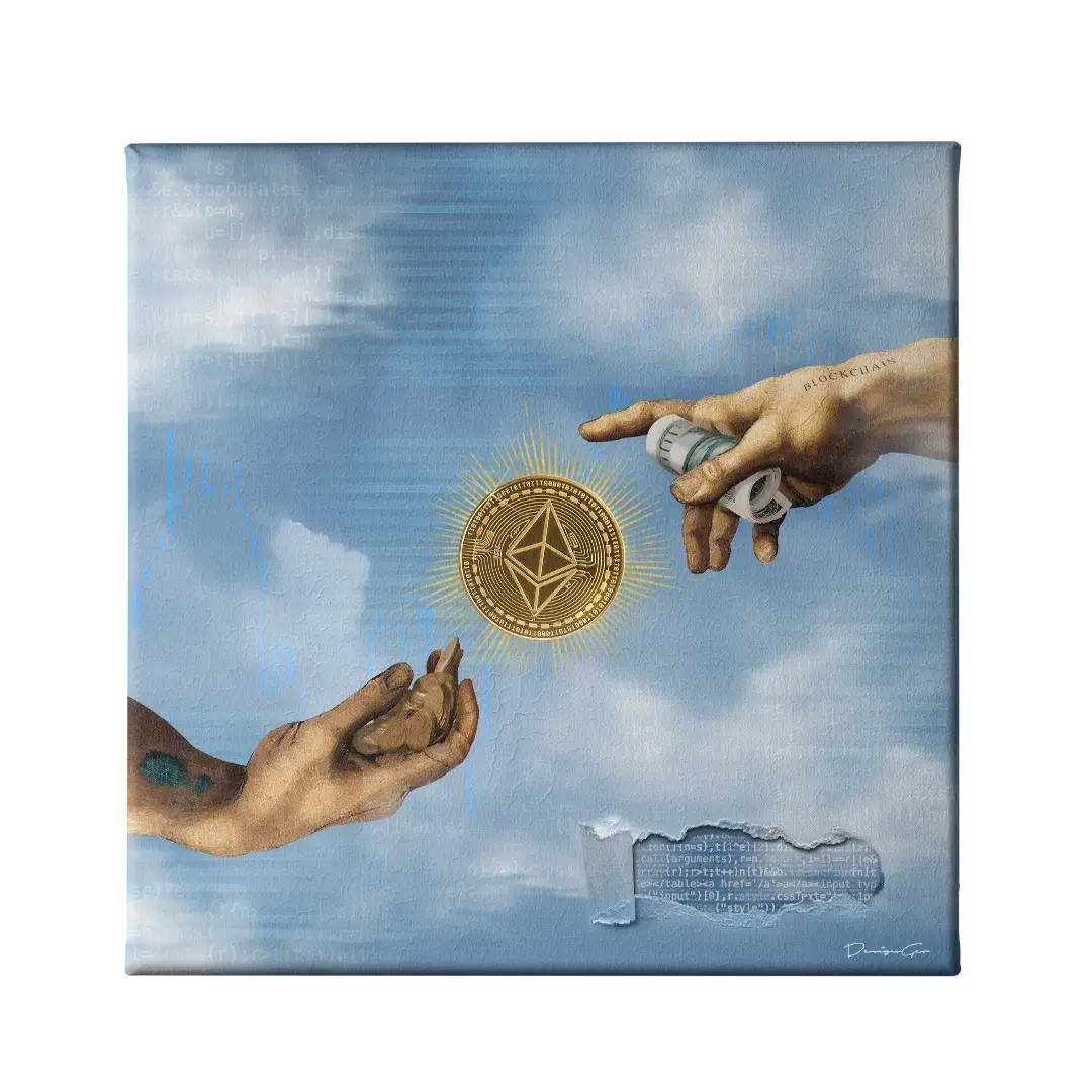 New Era Ethereum Canvas Wall Art