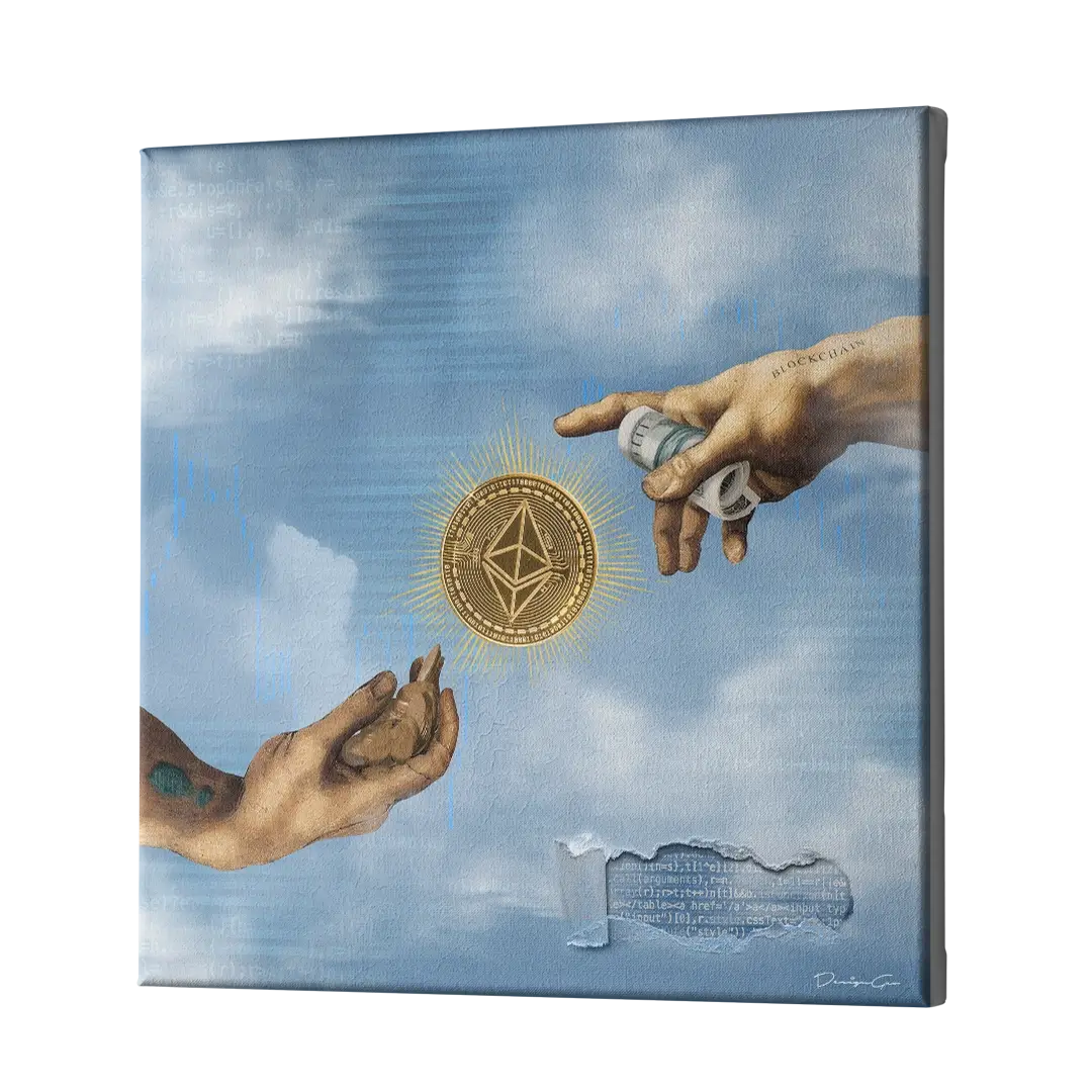 New Era Ethereum Canvas Wall Art
