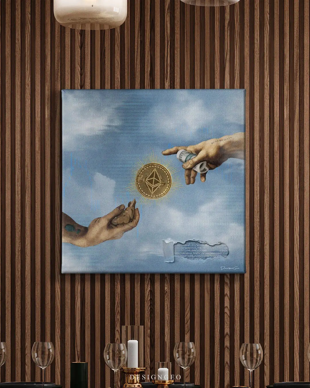 New Era Ethereum Canvas Wall Art