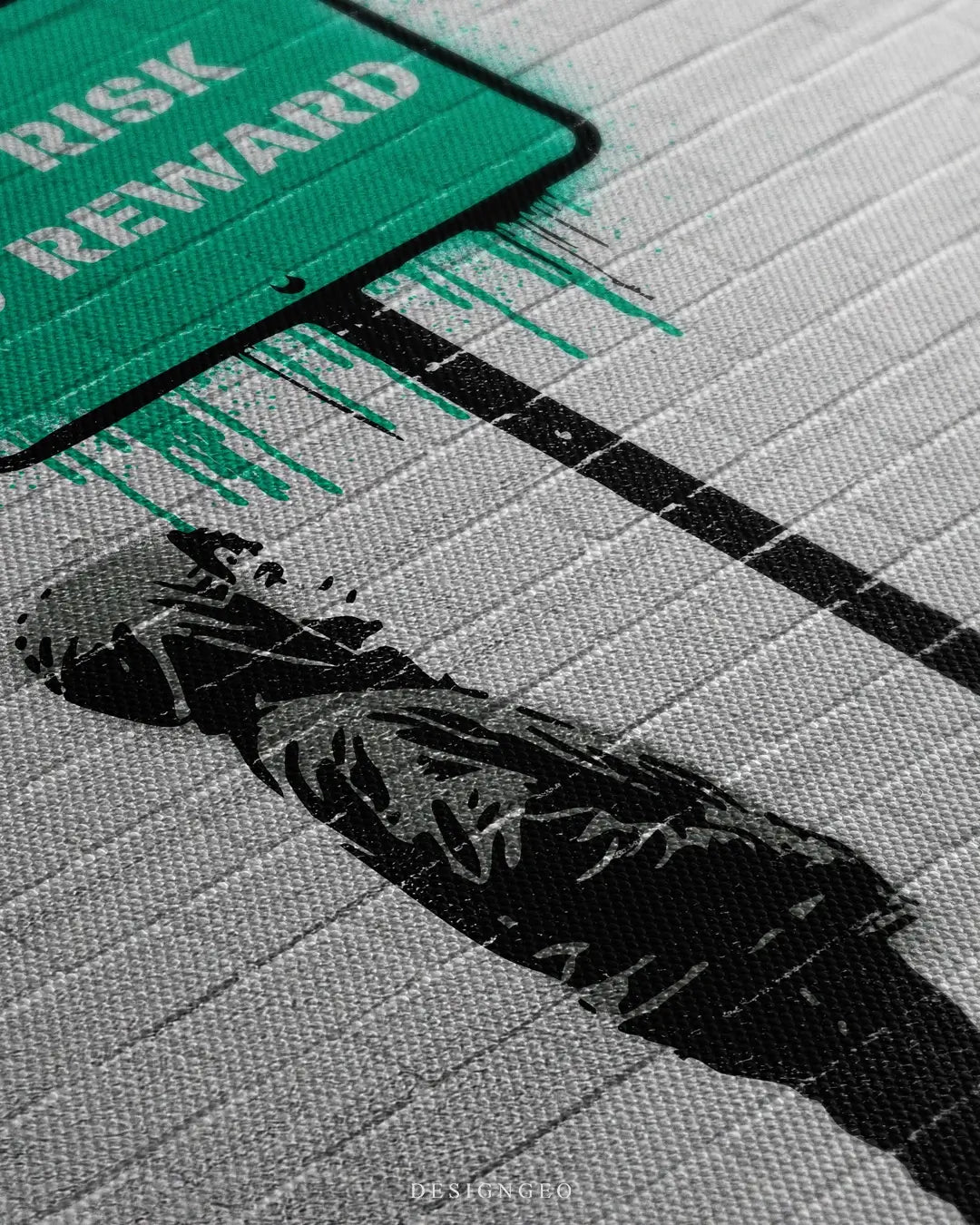 No Risk No Reward Canvas Wall Art