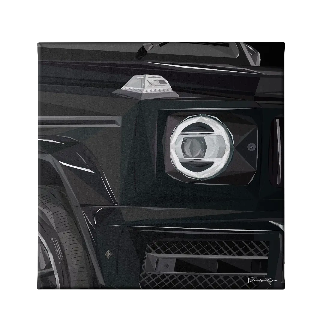 Nocturnal Carbon Canvas Wall Art