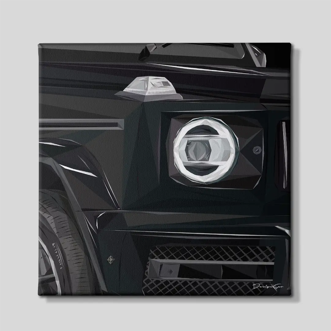 Nocturnal Carbon Canvas Wall Art