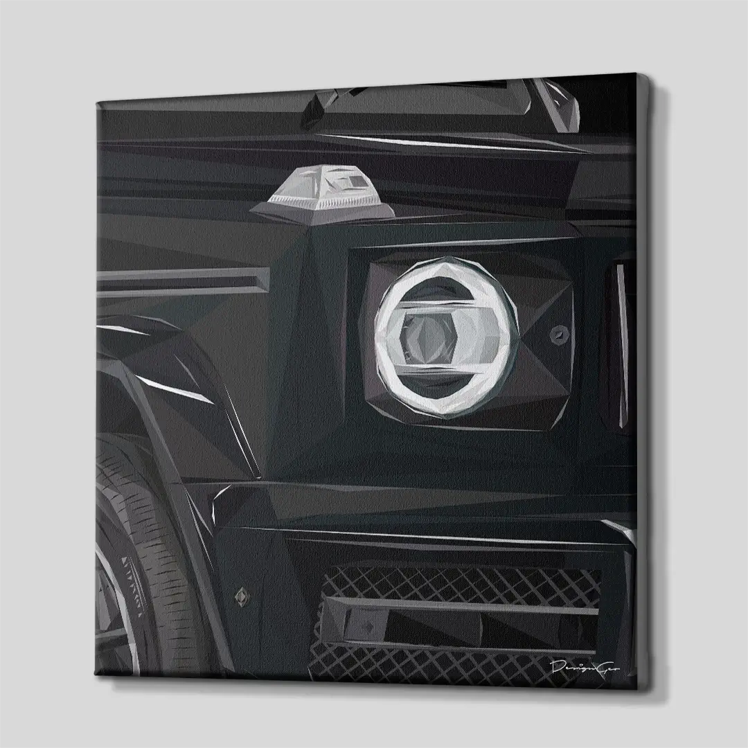 Nocturnal Carbon Canvas Wall Art