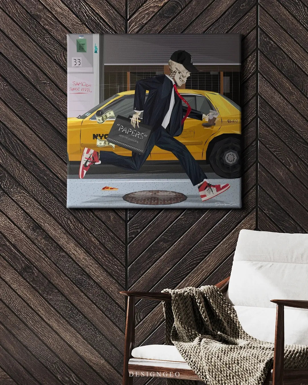 NYC Rush Canvas Wall Art