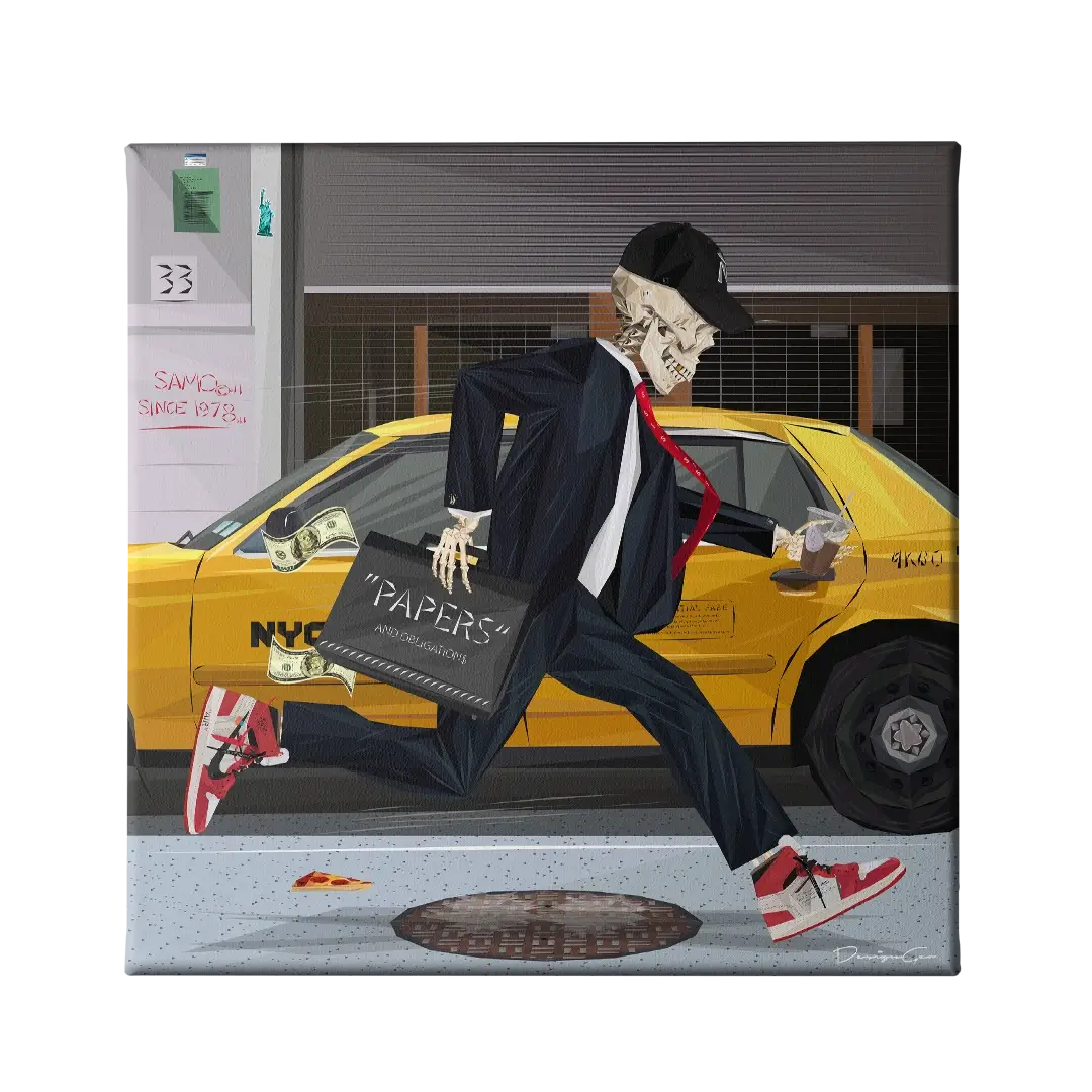 NYC Rush Canvas Wall Art
