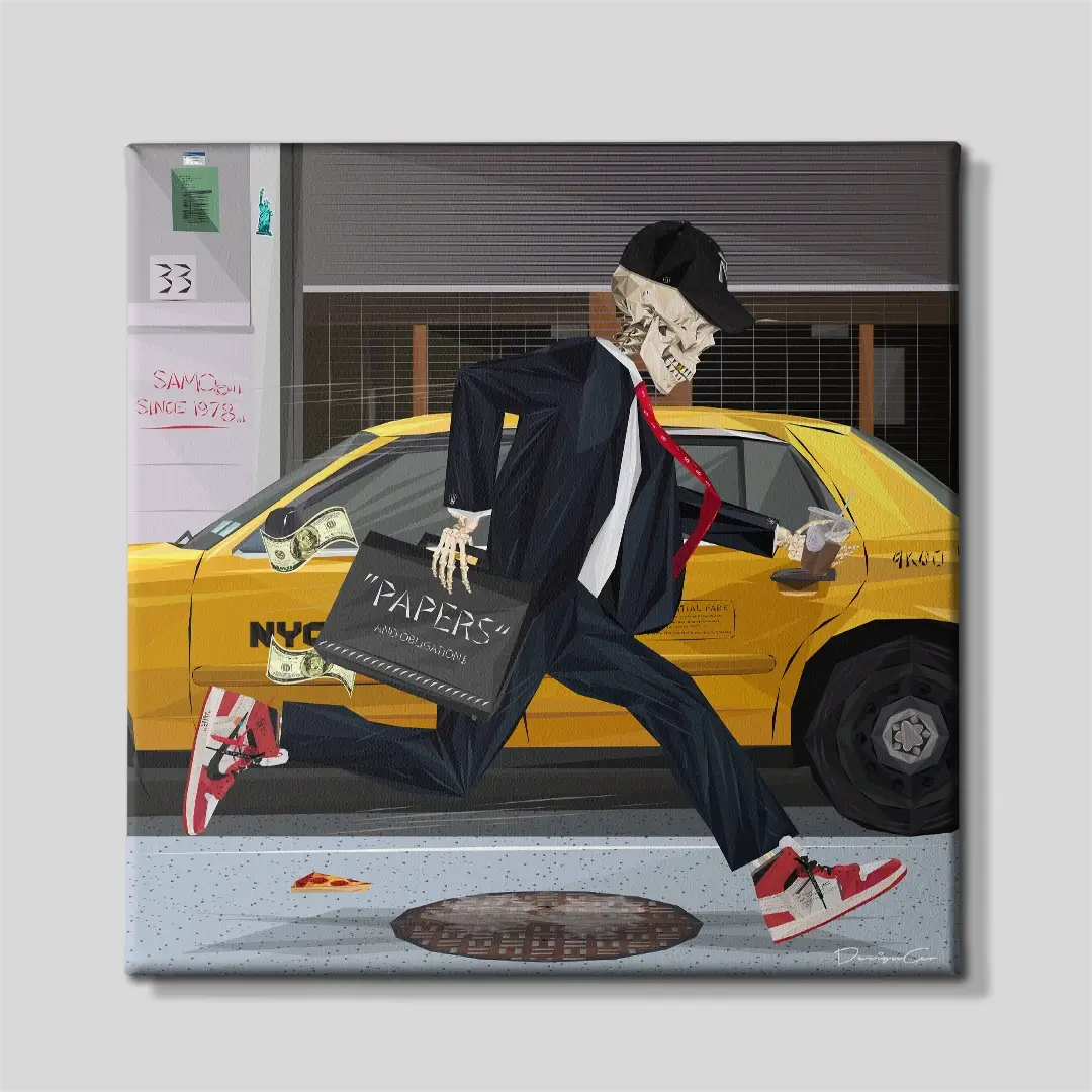 NYC Rush Canvas Wall Art