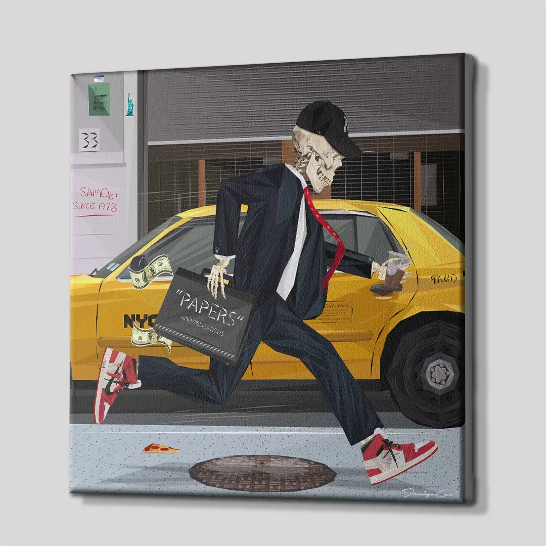 NYC Rush Canvas Wall Art