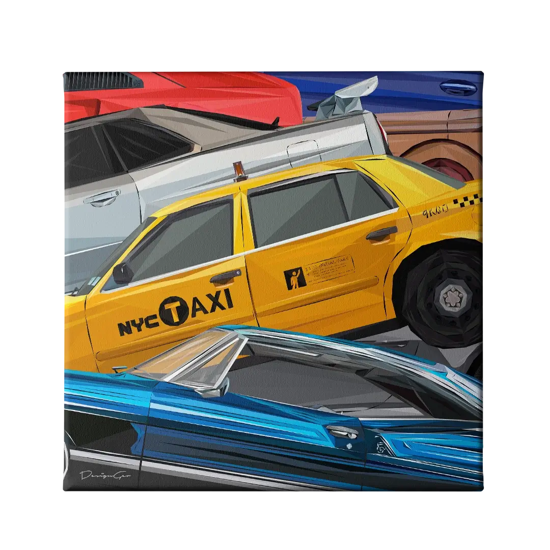 NYC Traffic Canvas Wall Art