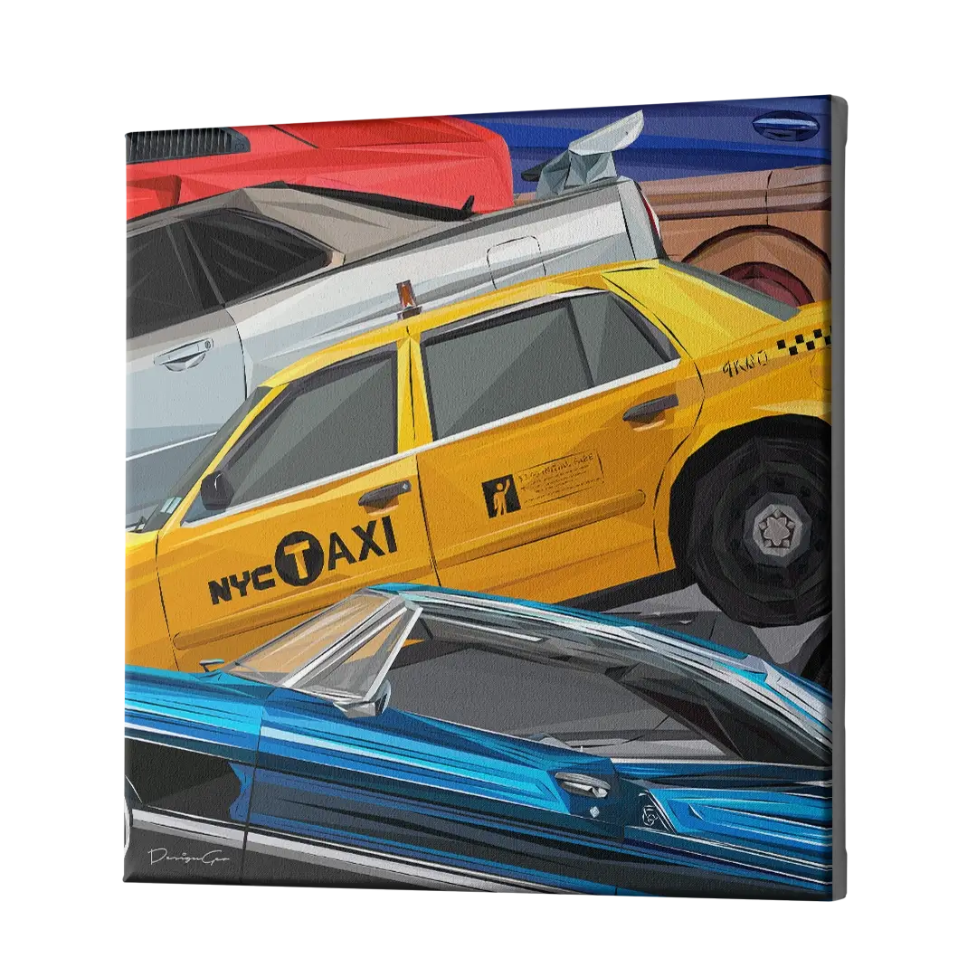NYC Traffic Canvas Wall Art