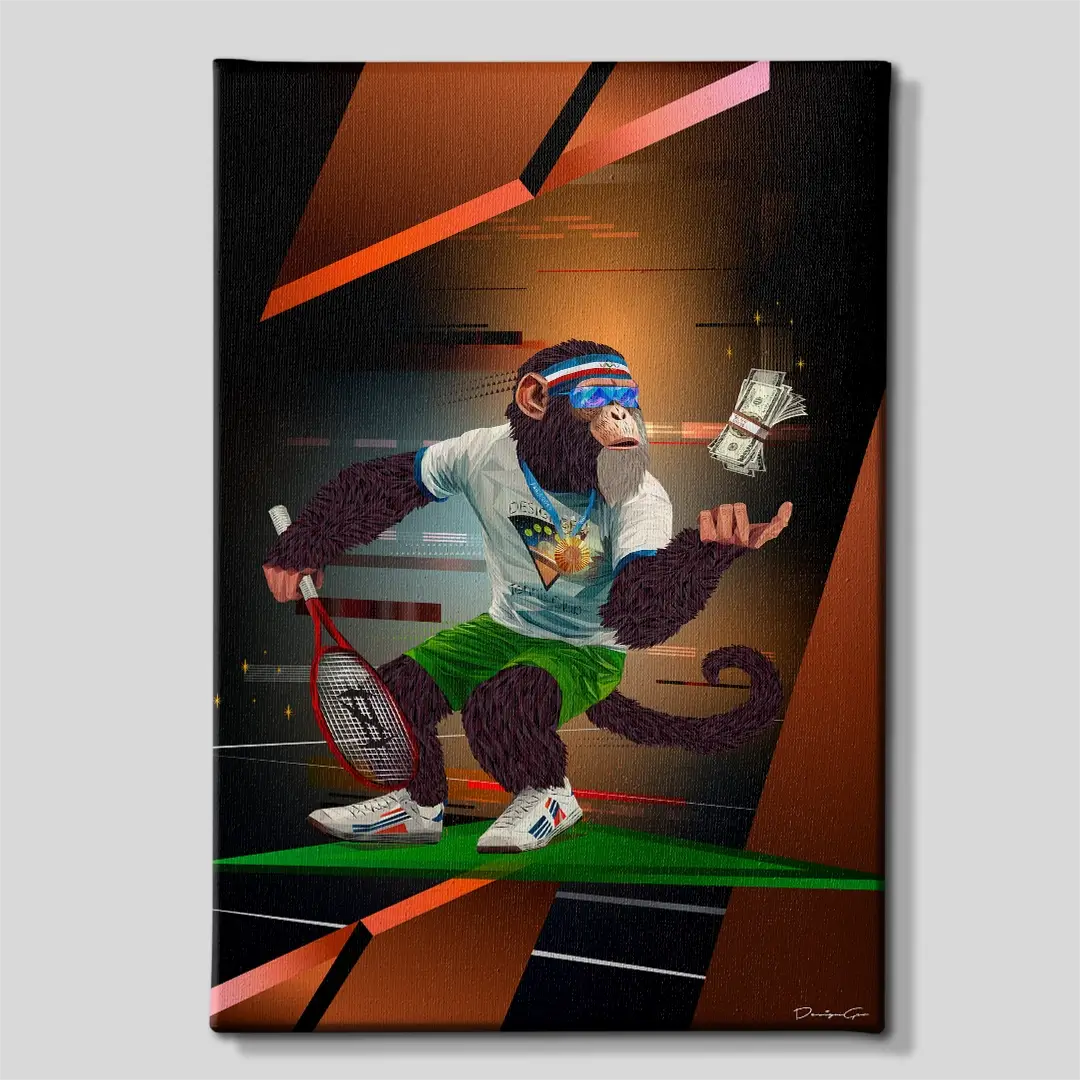 Olympic Tennis Player Art DesignGeo olympic-tennis-player-art-designgeo