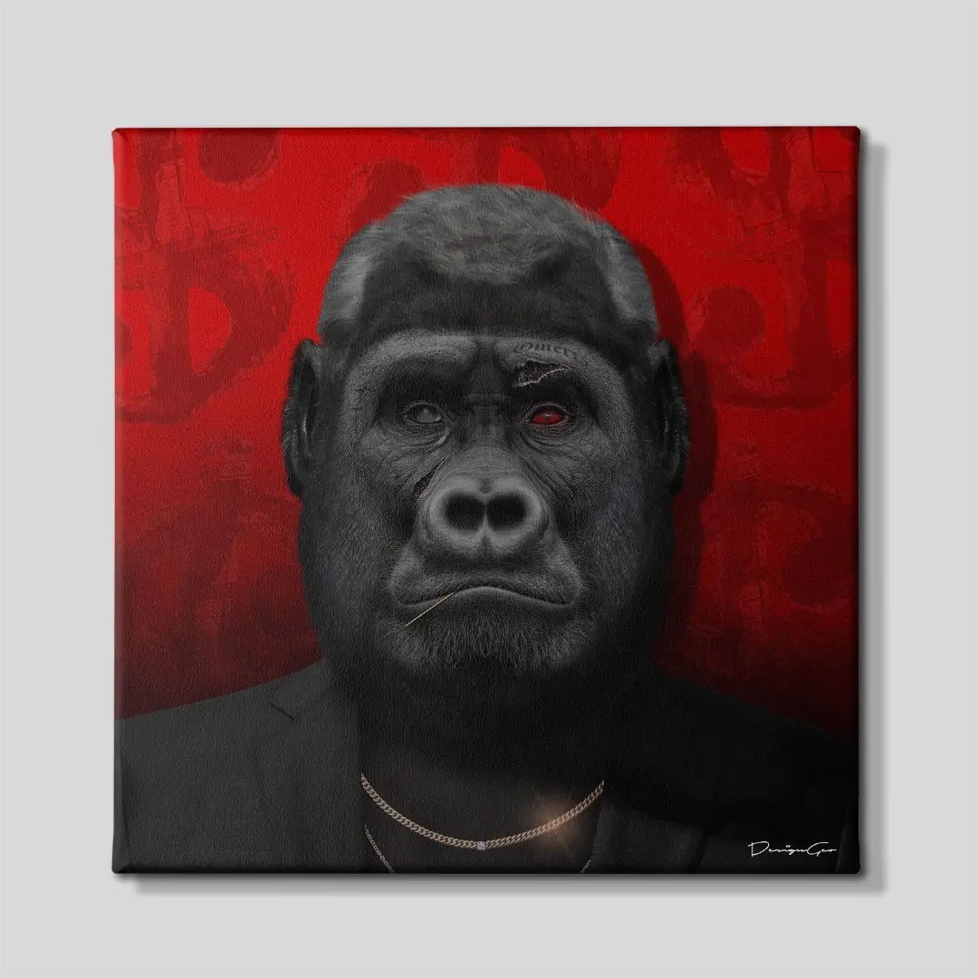Omerta Ape Canvas Wall Art
