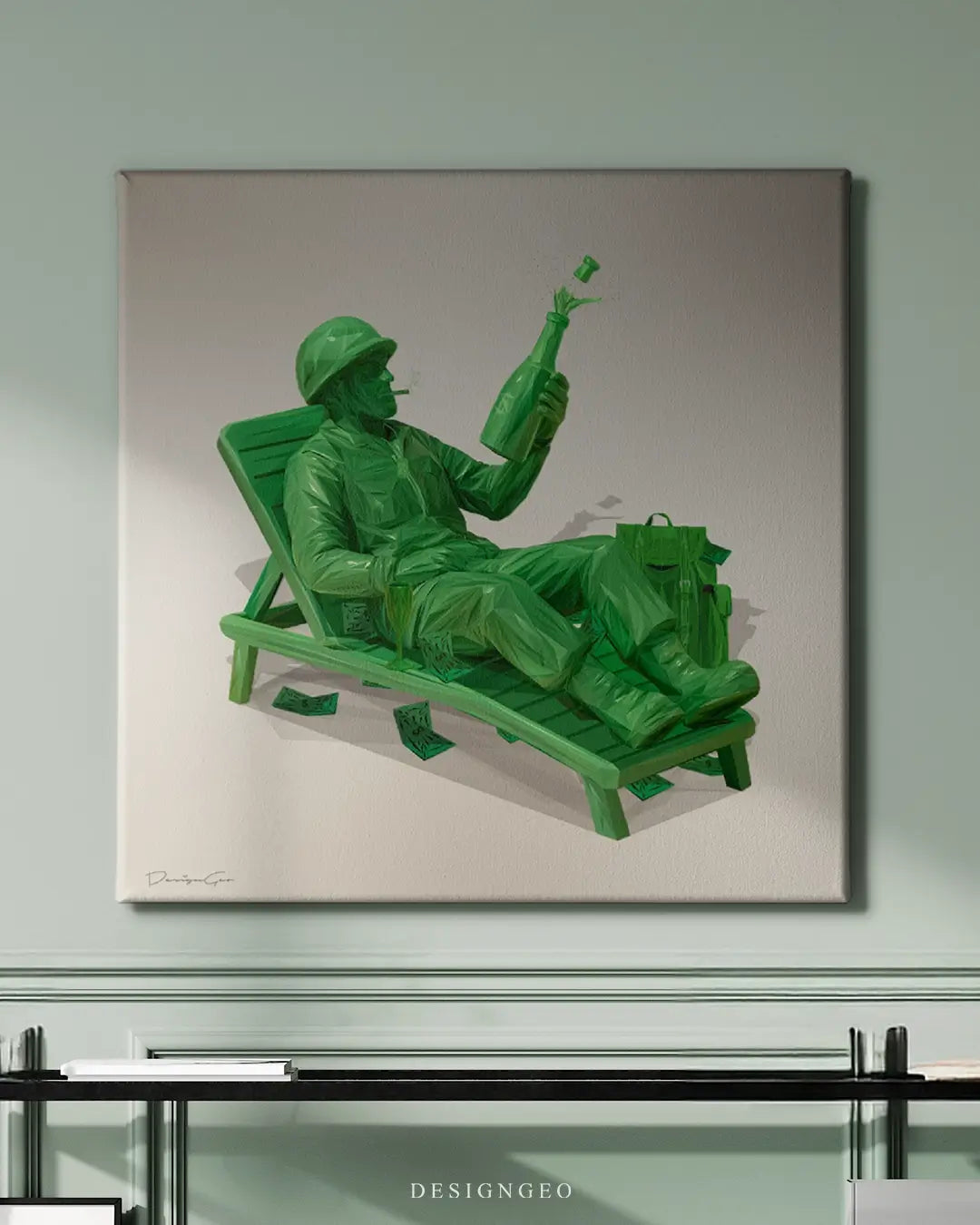 Out Of Service Canvas Wall Art