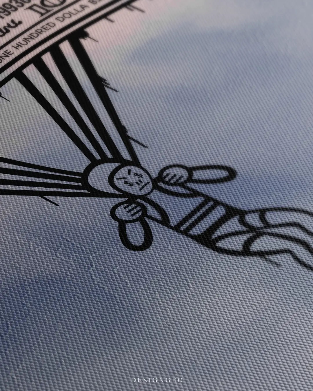 Paper Parachute Canvas Wall Art